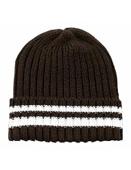 Brown Sweater Beanie Cuffed Ski Cap Hat by HDP Jeep Caps Visors/Helmet/Beanies