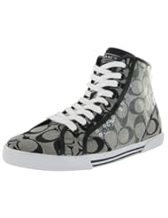 Coach Kandice Womens Hi Top Shoes Signature Print Sneakers Size 7