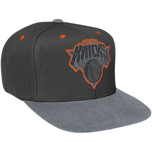 New York Knicks Gray Graystone Adidas NBA Snapback Adjustable Hat
