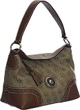 Khaki & Brown Dooney & Bourke Anniversary Hobo