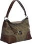 Khaki & Brown Dooney & Bourke Anniversary Hobo