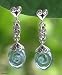  : OBSIDIAN EARRINGS AZURE SURF