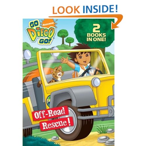 Off-Road Rescue!/Wave Rider! (Go, Diego, Go!) (Flip-It Super Coloring Book) Golden Books and Jason Fruchter