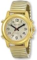 Avalon Men's EZC Low Vision Talking Watch, Gold-Tone Flex # 2506