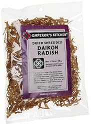 Emperor's Kitchen Dried Shredded Daikon (Japanese Radish), 1.76-Ounce Bags (Pack of 6)