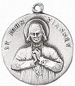 St. John Vianney Sterling Silver Medal with 18 Inch Chain
