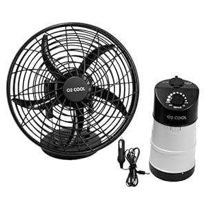 O2Cool 1092 10-Inch Hanging Tent Fan