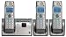 GE 28223EE3 Dect 6.0 Advanced Cordless Phone with Google Free Directory Assistance Goog-411, CID, ITAD, and 3 Handsets