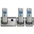 GE 28223EE3 Dect 6.0 Advanced Cordless Phone with Google Free Directory Assistance Goog-411, CID, ITAD, and 3 Handsets