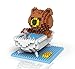 LOZ Diamond Blocks Nanoblock Brown Bear Bathing Educational Toy 350pcs