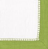 Caspari Linen Paper Lunch Napkins, 20-Count, Bright Green