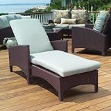 Anacara Atlantis All Weather Wicker Adjustable Chaise Lounge