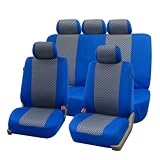 Jacquard Weave CAR Seat Covers Fb061 Blue/gray 115