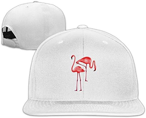 Flamingo Couple Featuring Plain Caps Men's Visor Hats
