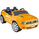 Fisher-Price Power Wheels Yellow Ford Mustang [Amazon Exclusive]