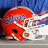 Riddell Florida Gators Authentic Game-Worn Closed-Cage U-Bar Football Helmet-