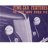 1936 Features of Ford V8 Sales Brochure Literature Book 