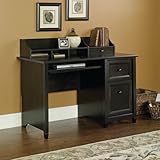 Estate Black Computer Desk with File Drawer
