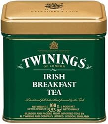 Twinings Irish Breakfast Tea, Loose Tea, 3.53 -Ounce Tins (Pack of 6)