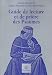 Guide de lecture et de prière des Psaumes