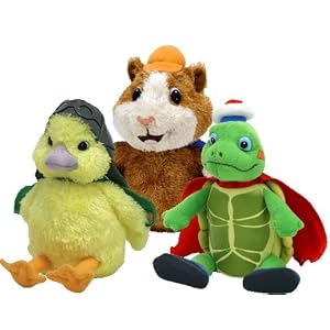 Ty Wonder Pets Set of 3 Beanie Babies (Linny, Tuck and Ming-Ming) by Ty
