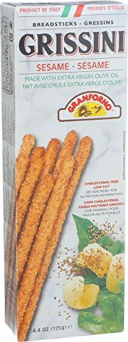 Granforno Grissini Breadsticks - Sesame - 4.4 oz (Pack of 3)