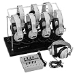 Califone 2924AVP Headphones w/ Jack Box, Storage Rack and Cover
