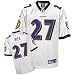 Ray Rice Jersey: Reebok White Replica #27 Baltimore Ravens Jersey - Small
