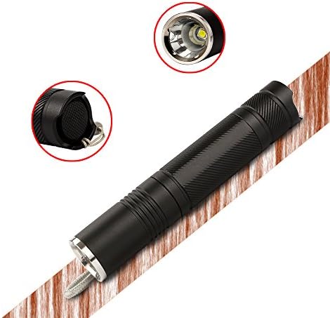 AIMAI C34 750LM CREE XM-L L2 LED Mini Flashlight Tactical LED Lights Lamp Torch,pack of 2--Black