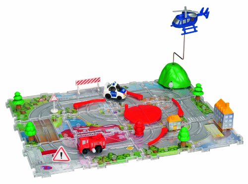 Dickie-Spielzeug 203315151 - Puzzle Christmas Calender, 2 Fahrzeuge mit Uhrwerk, Schienenp Preisvergleich