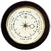 Brass Barometer, Thermometer & Hygrometer on Cherry Weather Station