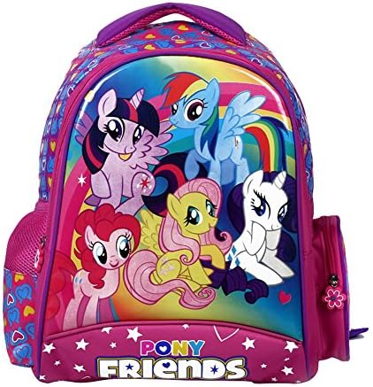 Nitrdi My Little Pony Backpack for School Back Pack Bookbags for Girls Red