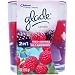 Glade Candle, Fresh Berries & Wild Raspberry, 2 in 1-Candle, 4-Ounce Jars (Pack of 12)