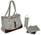 Weekender Diaper Bag in Heavenly Dots Cafe Au Lait