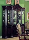 Home Elegance 1360-50 Carlsbad Collection China Cabinet with Lights & Mirror