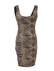 Fitted Metallic Scoop Neck Tank  Dress