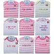 Luvable Friends Sayings Bodysuits for Baby Girls
