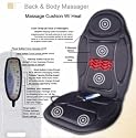 Massager Back Massage Chair - Electric personal massage cushion - portable vibration back massager with heat for couch or car