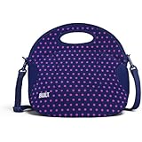BUILT NY Spicy Relish Designer Neoprene Lunch Tote, Mini Dot Navy (LB12-MNV)