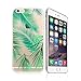 iPhone 6 / 6S Case, Deco Fairy Ultra Slim Rubber Silicone TPU Back Cover for Apple - Summer Bahama Leaf