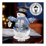 Victorian Christmas Snowman Figurine