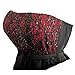 eVogues Plus Size Sequin Bodice Bubble Dress Black Red