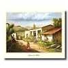 Mexican Casa De Villa Spanish Landscape Picture Art Print