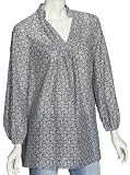 Natural Wave Flower E022.10 Damen Shirts/ T-Shirts, Gr. 38, 2, grau (Grey/ white Grey/ white)