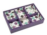 Purple Mini Stackers 5 Compartment tray