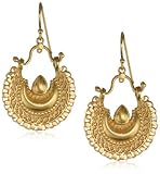 Satya Jewelry Gold Vermeil Belly Dance Crescent Earring