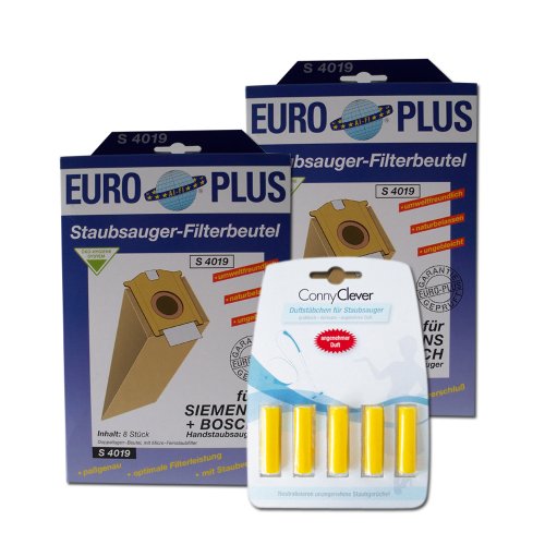 Euro Plus S 4019/2 2er Pack BoschSiemens Staubsaugerbeutel und 5 Conny Clever Duftstaebche Preisvergleich
