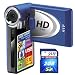 SVP T400-Blue 1280x720p True HD Camcorder with 2.4 LCD (SVP 2GB High Speed SD Memory Card Included)