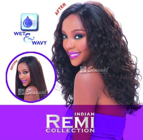 Indian Remy Remi Loose Deep Hair Extension Weave, 18" Color #1b 100% Human Hair By Sensual