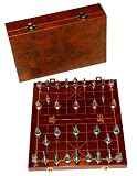 Chinese Chess: Standard Set with 10" Wooden Board and Carrying Case